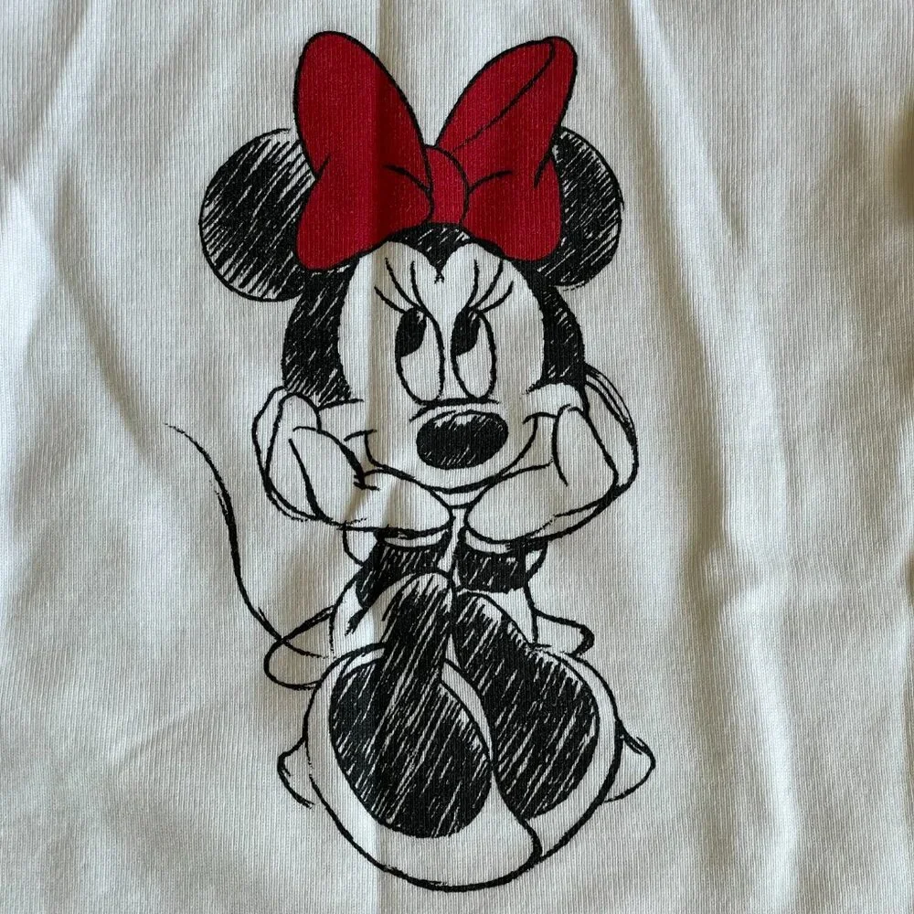 Hanna Andersson Disney Minnie Mouse 100% Organic Cotton Long Johns PJs - Size 3T